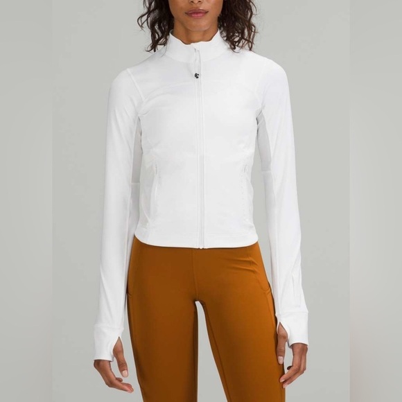 lululemon athletica Jackets & Blazers - Lululemon Lightweight Running Jacket White Size 12